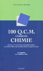 100 QCM corrigs Chimie - M TROUPEL , J-C FOLEST