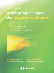 Applications cliniques des diagnostics infirmiers - Helen C.COX - DE BOECK - 
