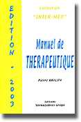 Manuel de thrapeutique - Pierre KHALIFA - VERNAZOBRES - Intermed