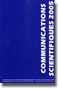 Communications scientifiques 2005 - Collectif