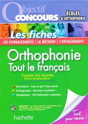 Orthophonie - Philippe PERRINE - HACHETTE - Objectif concours