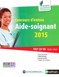 Concours d'entre aide-soignant 2015 - Annie GODRIE, Christophe RAGOT, Louisa REBIH-JOUHET, lisabeth SOMININ