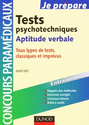 Tests psychotechniques Aptitude verbale - Benot PRIET - DUNOD - Je prpare