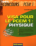 Visa pour le PCEM 1 : Physique - Salah BELAZREG - EDISCIENCE - 100% concours