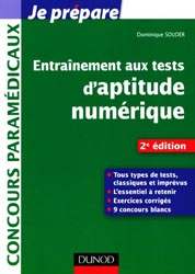 Entrainement aux tests d'aptitude numrique - Dominique SOUDER