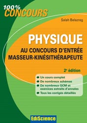 Physique au concours d'entre Masseur-Kinsithrapeute - Salah BELAZREG