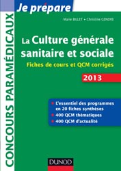 La culture gnrale sanitaire et sociale - Marie BILLET, Christine GENDRE