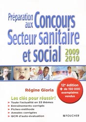 Prparation aux concours du secteur sanitaire et social 2009 2010 - Rgine GIORIA