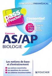 Concours AS/AP Biologie - Jean-Yves NOGRET Anne DUCASTEL - FOUCHER - Concours paramdical
