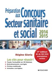 Prparation aux concours secteur sanitaire et social   2014 - 2015 - Rgine GIORIA