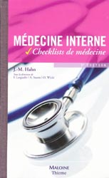 Médecine interne - J-M.HAHN - MALOINE - Checklists