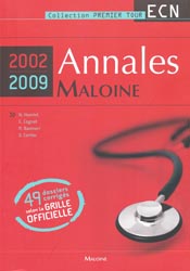 Annales 2002, 2009 - N. HOERTEL, E. COGNAT, D.CORTIER, R. BASMACI - MALOINE - Premier tour ECN