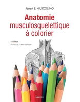Anatomie musculosquelettique  colorier -  - Maloine - 