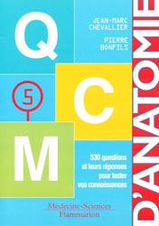 Anatomie 5  - QCM - Jean-Marc CHEVALLIER, Pierre BONFILS - LAVOISIER MSP - 