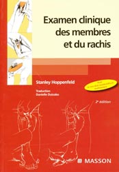 Examen clinique des membres et du rachis - Stanley HOPPENFELD - MASSON - 