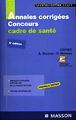Annales corriges Concours cadre de sant - CEFIEC, A.BOUREZ, P.MOREAU