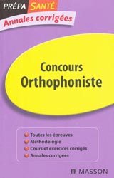 Concours Orthophoniste - C.PROTAT, N.DUTILLET-LACHAUSSE, M.GOUTHIER
