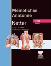 Mmofiches anatomie Netter Tronc - John T.HANSEN - ELSEVIER / MASSON - 