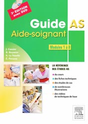 Guide AS - Aide-soignant - Modules 1  8 - Jacqueline GASSIER, Katy LE NEURES, lisabeth PERUZZA