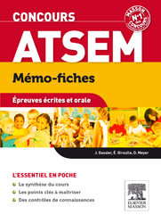 Concours ATSEM mmo-fiches - Jacqueline GASSIER, velyne GIROULLE, Odile MEYER - ELSEVIER / MASSON - Mmo-fiches Concours