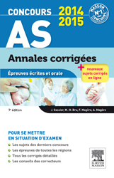 Concours AS Annales corriges - Marie-Henriette BRU, Jacqueline GASSIER, Alain MAGRE, Franoise MAGRE
