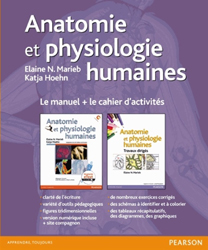 Coffret Anatomie et physiologie humaines - Elaine N. MARIEB, Katja HOEHN - PEARSON - Apprendre toujours