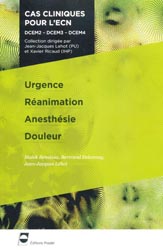 Urgences - Ranimation - Anesthsie - Douleur - Collectif - PRADEL - Cas cliniques pour l'ECN