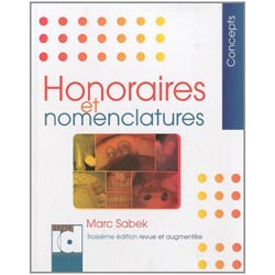 Honoraires et nomenclatures - Marc SABEK