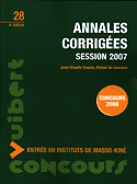 Annales corriges session 2007 - Jean-Claude COULON, Rafael DE GUEVARA - VUIBERT - 
