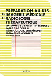 Prparation au DTS en imagerie mdicale et radiologie thrapeutique - Jean-Maie WEBERT