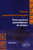 Tests psychotechniques Tous concours paramdicaux et sociaux - Marc BREDONSE