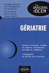 Griatrie - Gilles BERRUT, Marc PACCALIN, Claude JEANDEL