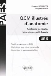 QCM illustrs d'anatomie - Fernand DE PERETTI, Benjamin MAES