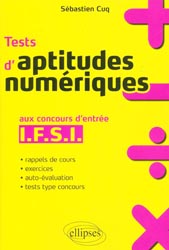 Tests d'aptitudes numriques aux concours d'entre en IFSI - Sbastien CUQ