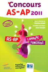 Concours AS-AP 2011 - Sous la direction de Christine BELOEIL, Anne PANAGET - LAMARRE - Concours
