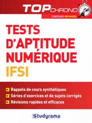 Tests d'aptitude numrique IFSI - Galle TOLDANO