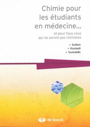 Chimie pour les tudiants en mdecine... - R. SUTTON, B. ROCKETT, P. SWINDELLS