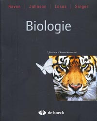 Biologie - RAVEN, JOHNSON, LOSOS, SINGER - DE BOECK - 