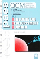 Biologie du dveloppement humain UE2 - C.DONG, E.PARDO - VERNAZOBRES - PAES QCM