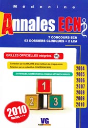 Annales ECN   2004 - 2005 - 2006 - 2007 - 2008 - 2009 - 2010 - collectif - VERNAZOBRES - Mdecine