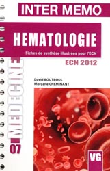 Hmatologie - David BOUTBOUL, Morgane CHEMINANT - VERNAZOBRES - Inter-mmo