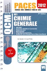 Chimie gnrale UE1 - M. SHUM, R. GUITTON - VERNAZOBRES - QCM PACES
