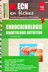 Endocrinologie Diabtologie Nutrition - Eva CORDILANI - VERNAZOBRES - UE ECN en fiches