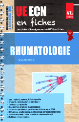 Rhumatologie - Amina REZKALLAH - VERNAZOBRES - UE ECN en fiches