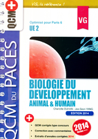 Biologie du dveloppement UE2 (Paris 6) - Charlotte DURAN, Jee-Seon YANG - VERNAZOBRES - QCM du PACES - QCM+