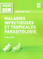 Maladies infectueuses et tropicales parasitologie - Philippe MERTZ - VERNAZOBRES - Tableau  QCM