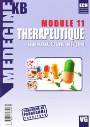 Module 11 Thrapeutique - P.ALEXELINE, M.ACAIRE - VERNAZOBRES - Mdecine KB