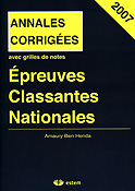 Annales corriges 2007 preuves classantes nationales - Amaury BEN HENDA - ESTEM - 