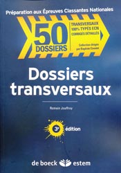 Dossiers transversaux - Romain JOUFFROY - ESTEM - 50 Dossiers