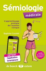 Sémiologie médicale - Baptiste COUSTET - ESTEM-VUIBERT - Ouvrages de référence